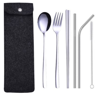 ชุดช้อนส้อม,ชุดช้อนส้อมตะเกียบหลอด,ชุดช้อนส้อมสแตนเลส