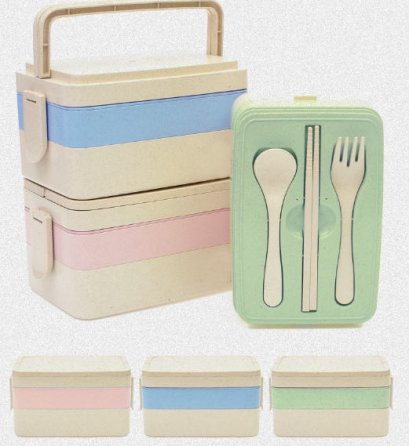 กล่องข้าว,กล่องข้าวฟางข้าวสาลี,กล่องข้าววัสดุธรรมชาติ