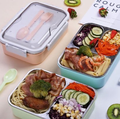 กล่องใส่ข้าว,กล่องข้าว,กล่องใส่ข้าวสแตนเลส