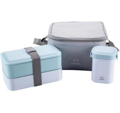 กล่องใส่อาหาร,กล่องข้าว,พร้อมกระเป๋าเก็บความร้อน