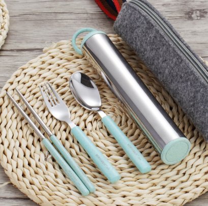 ชุดช้อนส้อมพกพา,ช้อนส้อม