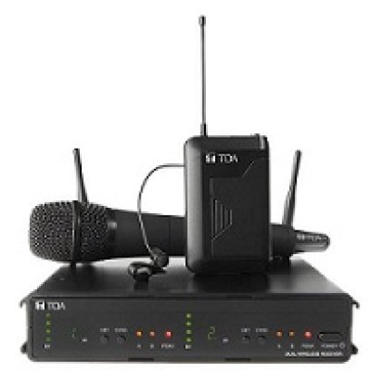 ไมโครโฟนไร้สายแบบคู่ TOA WS-402-AS Dual Wireless Set (Mix)