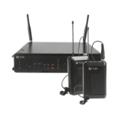 ไมโครโฟนไร้สายคู่แบบหนีบปกเสื้อTOA WS-432-AS Dual Wireless Set (Lavalier)