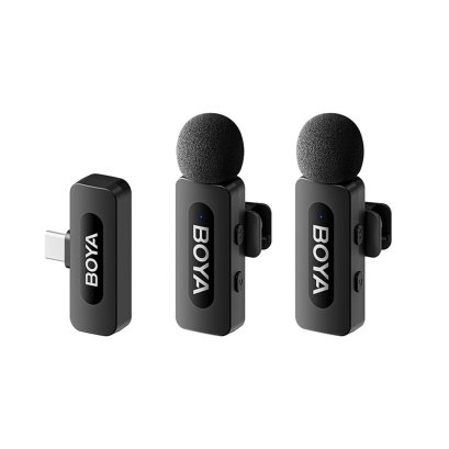 ไมค์ไร้สาย BOYA BY-V Series V2.0 | ไมค์ติดเสื้อสำหรับมือถือ