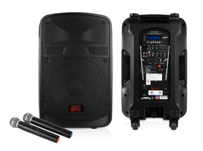 ลำโพงลากจูง | NPE NB-15BATขนาด15นิ้ว  สามารถเล่นusb bluetooth พร้อมไมค์ลอยคู่