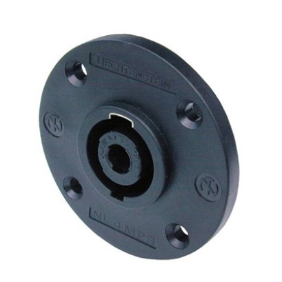 คอนเนคเตอร์ตัวผู้ติดแท่น Speakon Plug 4 Pole NEUTRIK NL4MPR