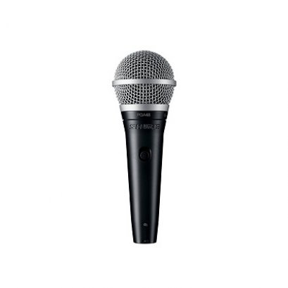 ไมโครโฟนมีสาย SHURE PGA48-QTR Dynamic Microphone Three-pin professional audio (XLR), male