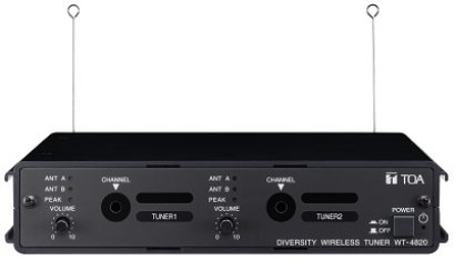 เครื่องรับสัญญาณไมโครโฟน TOA WT-4820 UHF Wireless Tuner