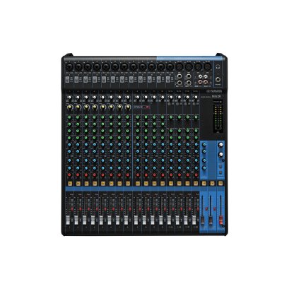 มิกเซอร์ YAMAHA MG20 Analog Mixer 20 Input (12 mono + 4 stereo) 4 Group Buses + 1 Stereo Bus 4 AUX