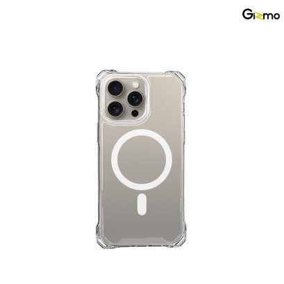 Gizmo Case เคสใส ชาร์จไร้สาย กันกระแทก Fusion bumper Magsafe ซีรีย์ 15