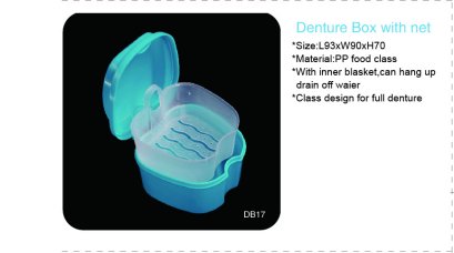 Denture Box with net