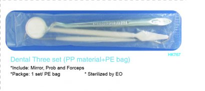 Dental Three set(PP material+PE bag)