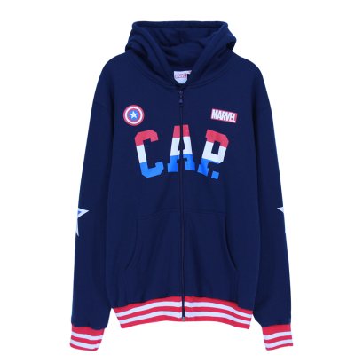 CAPTAIN AMERICA MARVEL LONG-SLEEVE HOODIES (1019F-386)
