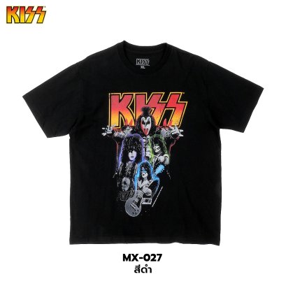 คิส เสื้อยืดลิขสิทธิ์แท้ คอกลม แขนสั้น (MX-027)
