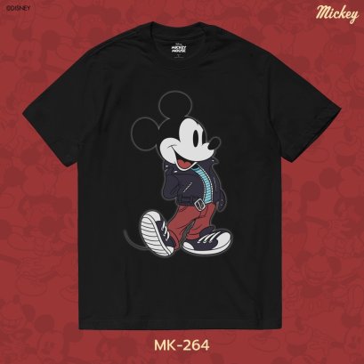 Power 7 Shop เสื้อยืดการ์ตูน มิกกี้เมาส์ ลิขสิทธ์แท้ DISNEY (MK-246)