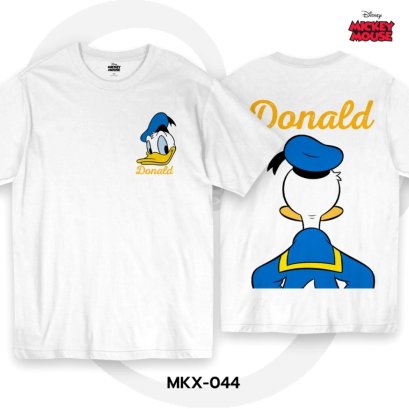 Mickey Mouse เสื้อยืดลิขสิทธิ์ คอกลม แขนสั้น (MKX-044)