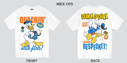 Donald Duck เสื้อยืดลิขสิทธิ์ คอกลม แขนสั้น (MKX-055)