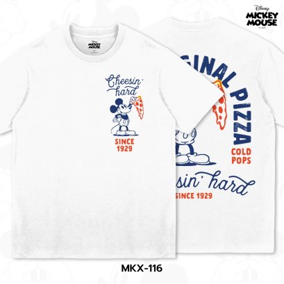 Power 7 Shop เสื้อยืดลาย มิกกี้เมาส์ ลิขสิทธิ์แท้ดิสนีย์ (MKX-116)