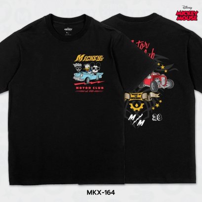 Mickey Mouse เสื้อยืดลาย มิกกี้เมาส์ ลิขสิทธิ์แท้ดิสนีย์ (MKX-164)