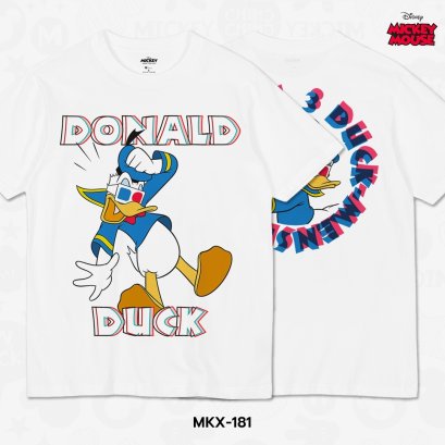 Mickey Mouse เสื้อยืดลาย มิกกี้เมาส์ ลิขสิทธิ์แท้ดิสนีย์ (MKX-181)