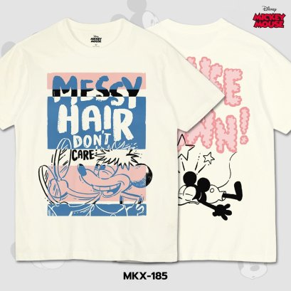 Mickey Mouse เสื้อยืดลาย มิกกี้เมาส์ ลิขสิทธิ์แท้ดิสนีย์ (MKX-185)