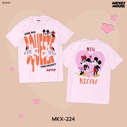 Power 7 Shop เสื้อยืดการ์ตูน &quot;Mickey Mouse&quot; ลิขสิทธ์แท้ DISNEY (MKX-224)