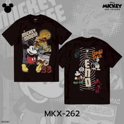 Mickey Mouse เสื้อยืดลาย มิกกี้เมาส์ ลิขสิทธิ์แท้ดิสนีย์ (MKX-262)