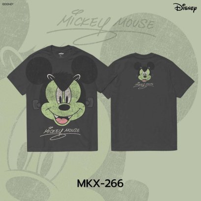Mickey Mouse เสื้อยืดลาย "มิกกี้เมาส์" ลิขสิทธิ์แท้ ดิสนีย์ (MKX-266)