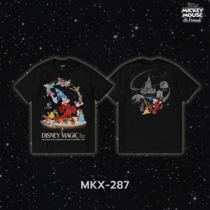 Mickey Mouse เสื้อยืดลาย "มิกกี้เมาส์" ลิขสิทธิ์แท้ดิสนีย์ (MKX-287)