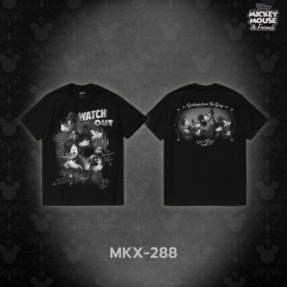 Mickey Mouse เสื้อยืดลาย "มิกกี้เมาส์" ลิขสิทธิ์แท้ดิสนีย์ (MKX-288)