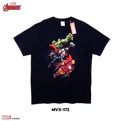 มาร์เวล อเวนเจอร์ เสื้อยืดลิขสิทธิ์แท้ คอกลม แขนสั้น (MVX-172)