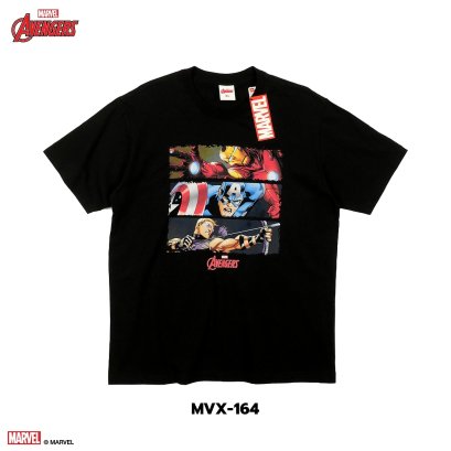 มาร์เวล อเวนเจอร์ เสื้อยืดลิขสิทธิ์แท้ คอกลม แขนสั้น (MVX-164)