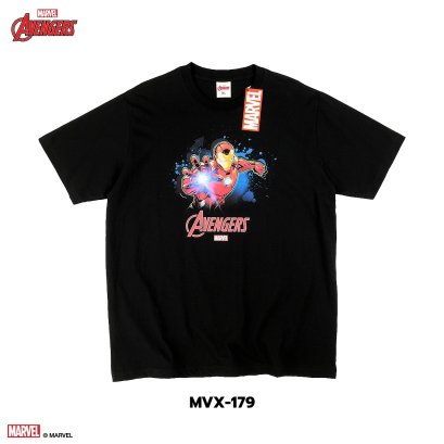 มาร์เวล ไอรอนแมน เสื้อยืดลิขสิทธิ์แท้ คอกลม แขนสั้น (MVX-179)