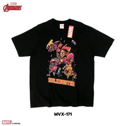 มาร์เวล ไอรอนแมน เสื้อยืดลิขสิทธิ์แท้ คอกลม แขนสั้น (MVX-171)