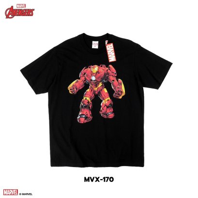 มาร์เวล ไอรอนแมน เสื้อยืดลิขสิทธิ์แท้ คอกลม แขนสั้น (MVX-170)