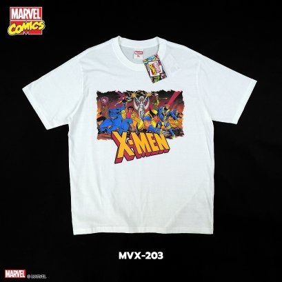 มาร์เวล เอ็กซ์เมน เสื้อยืดลิขสิทธิ์แท้ คอกลม แขนสั้น (MVX-203)