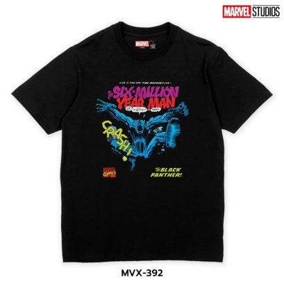Power 7 Shop เสื้อยืดการ์ตูน มาร์เวล  ลิขสิทธ์แท้ MARVEL COMICS  T-SHIRTS (MVX-392)