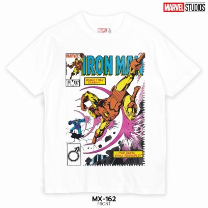 Power 7 Shop เสื้อยืดการ์ตูน มาร์เวล  ลิขสิทธ์แท้ MARVEL COMICS  T-SHIRTS (MX-162)