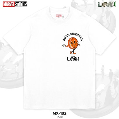 Power 7 Shop เสื้อยืดการ์ตูน มาร์เวล  ลิขสิทธ์แท้ MARVEL COMICS  T-SHIRTS (MX-182)