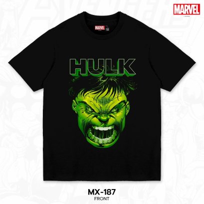 Power 7 Shop เสื้อยืดการ์ตูน มาร์เวล  ลิขสิทธ์แท้ MARVEL COMICS  T-SHIRTS (MX-187)