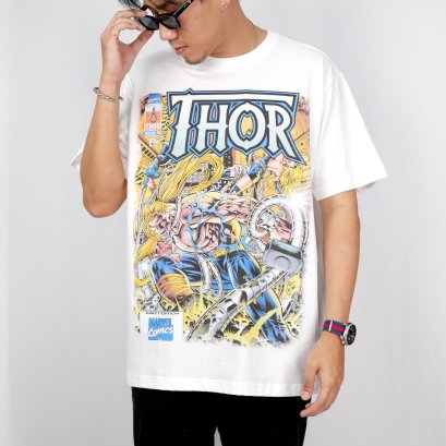 มาร์เวล ธอร์ เสื้อยืดลิขสิทธิ์แท้ คอกลม แขนสั้น (MX-021)