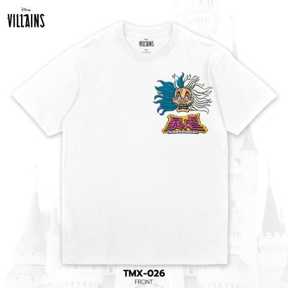Power 7 Shop เสื้อยืดการ์ตูน &quot;VILLAINS&quot;  ลิขสิทธ์แท้ DISNEY  (TMX-026)