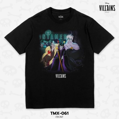Villains เสื้อยืดการ์ตูน ลาย &quot;รวมเหล่าตัวร้าย&quot; ดิสนีย์ คอลเลคชั่น &quot;Disney Villains&quot;  (TMX-061)