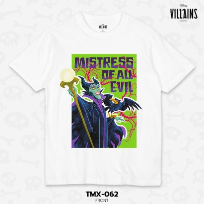 Villains เสื้อยืดการ์ตูน ลาย &quot;รวมเหล่าตัวร้าย&quot; ดิสนีย์ คอลเลคชั่น &quot;Disney Villains&quot;  (TMX-062)