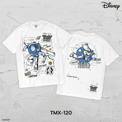 Power 7 Shop เสื้อยืดการ์ตูน ลาย&quot;Buzz Lightyear&quot; ลิขสิทธิ์แท้ DISNEY (TMX-120)