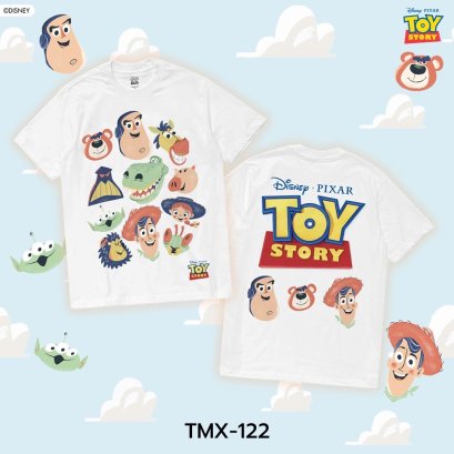 Power 7 Shop เสื้อยืดการ์ตูน &quot;TOY STORY&quot;  ลิขสิทธ์แท้ DISNEY (TMX-122)