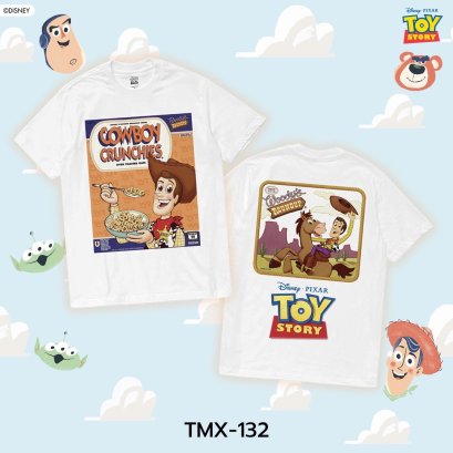 Power 7 Shop เสื้อยืดการ์ตูน Toy Story ลาย &quot;Woody&quot; ลิขสิทธิ์แท้ DISNEY (TMX-132)