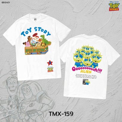 Power 7 Shop เสื้อยืดการ์ตูน Toy Story ลิขสิทธิ์แท้ DISNEY (TMX-159)