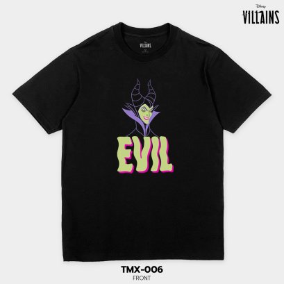 Villains เสื้อยืดการ์ตูน ลาย &quot;รวมเหล่าตัวร้าย&quot; ดิสนีย์ คอลเลคชั่น &quot;Disney Villains&quot;  (TMX-006)