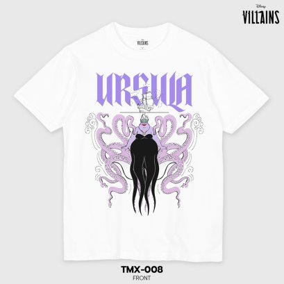 Villains เสื้อยืดการ์ตูน ลาย &quot;รวมเหล่าตัวร้าย&quot; ดิสนีย์ คอลเลคชั่น &quot;Disney Villains&quot;  (TMX-008)